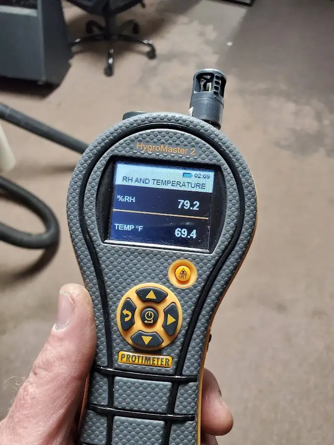 Moisture meter humidity assessment for Mold Remediation & Removal in Muncie