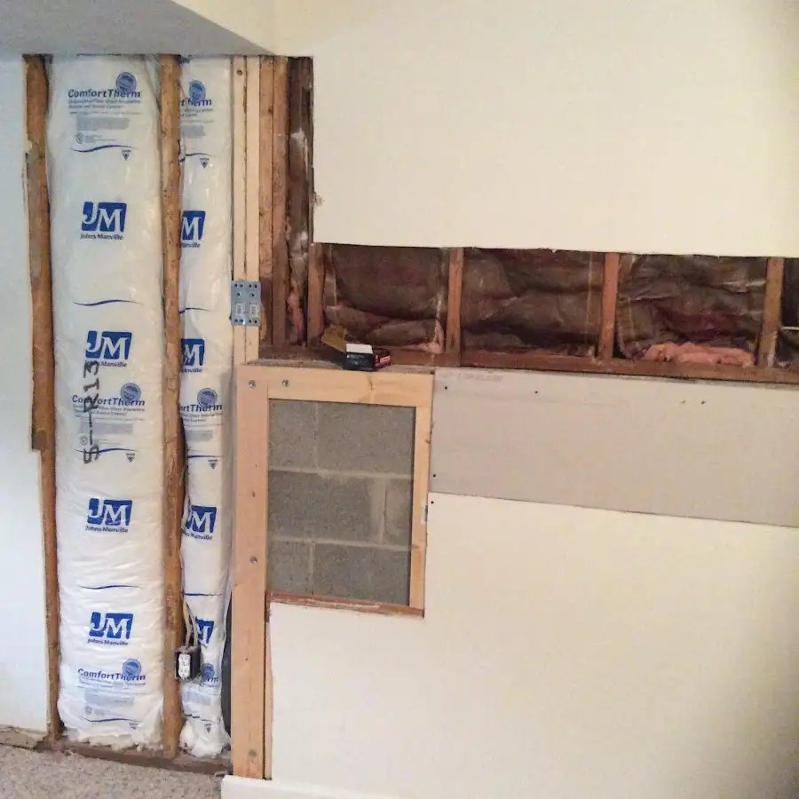 Wall insulation replacement during Contents Cleaning & Restoration in Muncie